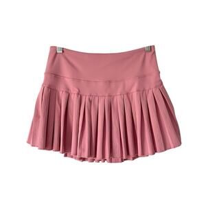 Gold Hinge Dusty Pink Pleated Skirt Skort Size Small